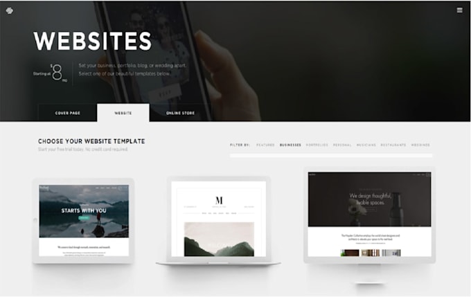 Create a stunning and productive squarespace ecommerce website by ...