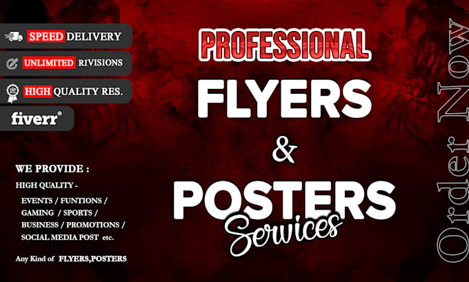 design your any events banners flyers posters