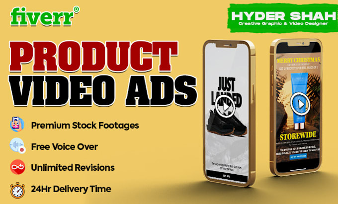 create product promo, website promo and short video ads