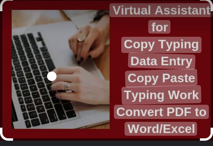 Do copy paste and typing by Saadabid335 | Fiverr