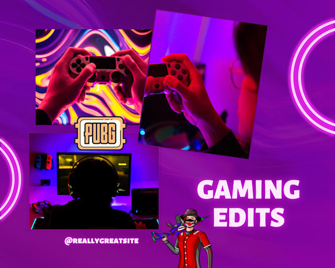 edit gaming videos, instagram reels and tiktoks