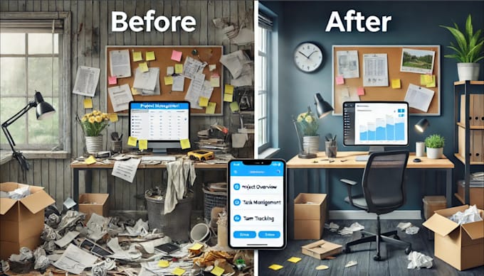 create a custom project management app for construction landscaping companies