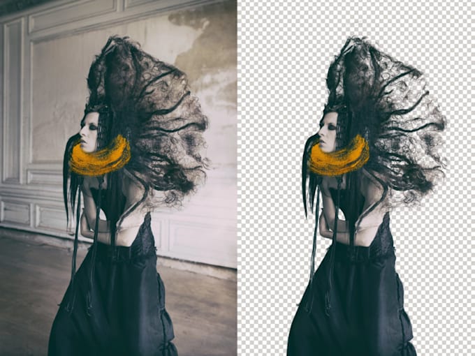 Cut out images remove backgrounds and place it to your choice by