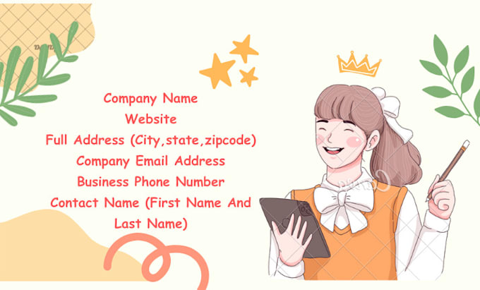 find phone number,website,address and email