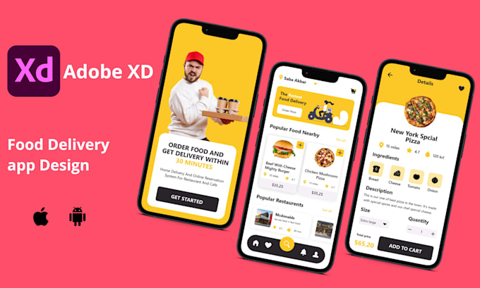 Create ui ux design for mobile app and websites using xd by Sabababar99 ...