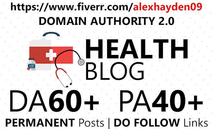 submit guest post in health blog da 60 plus
