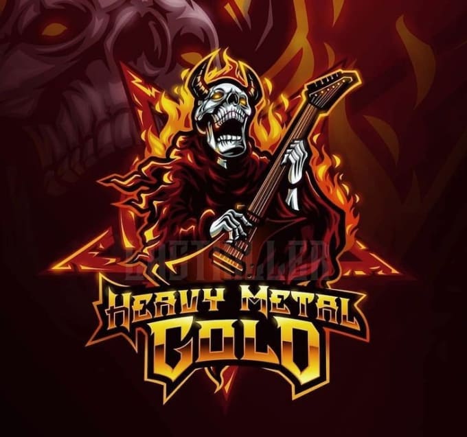 Is gold heavy. Хеви метал лого. Император тяжелого металла. Тяжелый металл КС го