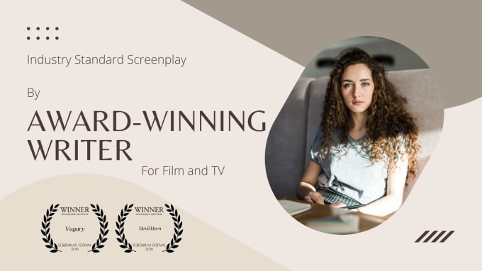 write an industry standard screenplay for your film