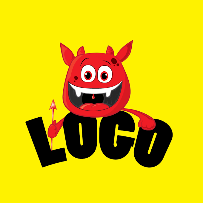 design a creative,unique,custom mascot cartoon logo