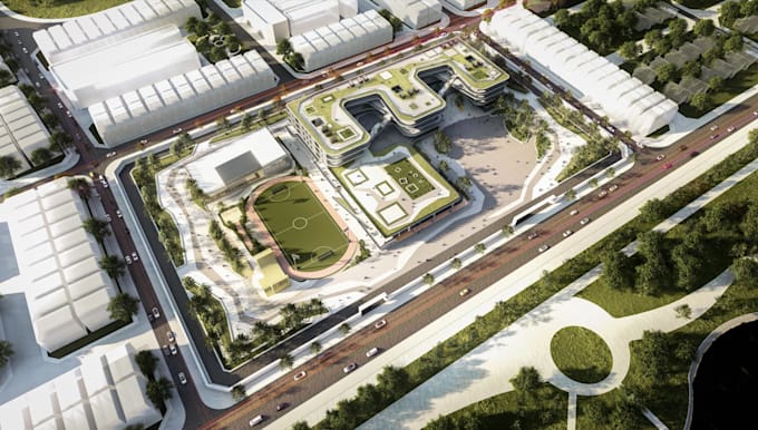Creat model 3d, landscape and rendering visual architecture by ...