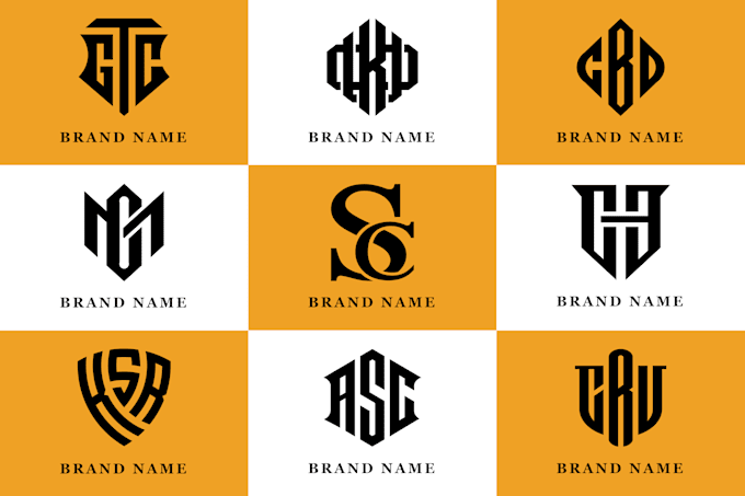 do urban streetwear monogram clothing brand logo design