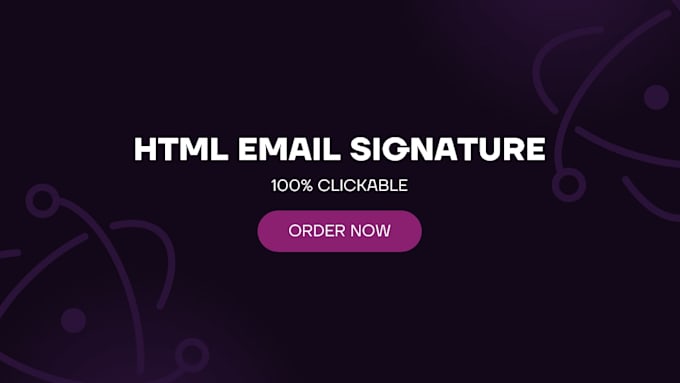 Design a clickable html email signature by Sidra1987 | Fiverr