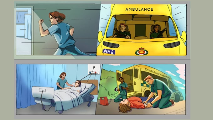 draw a medical illustration
