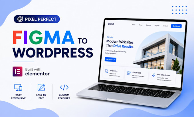 convert figma to wordpress with pixel perfect elementor