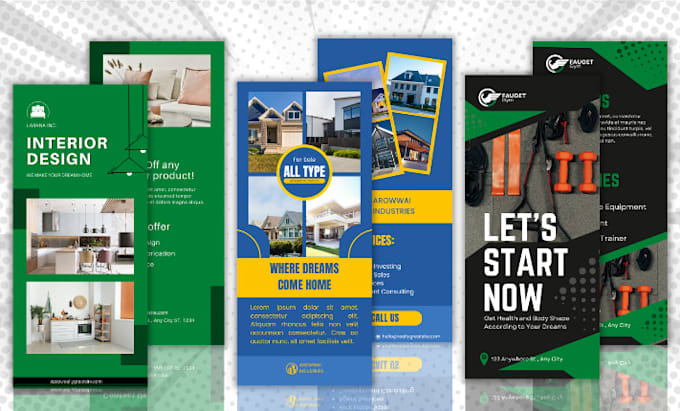 Design professional rack card, gym flyer brochure by Ayeshaaish901 | Fiverr