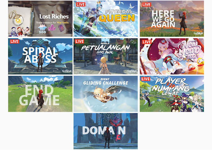 Design amazing thumbnails gaming by Alitestudio | Fiverr