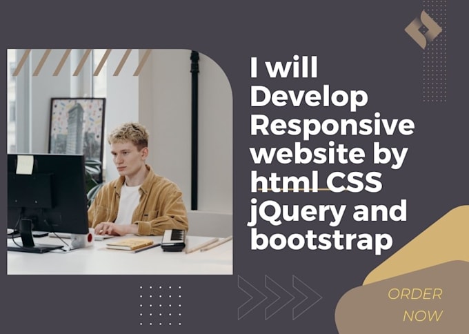 Develop responsive website by html css bootstrap react js by Nizam8181 ...