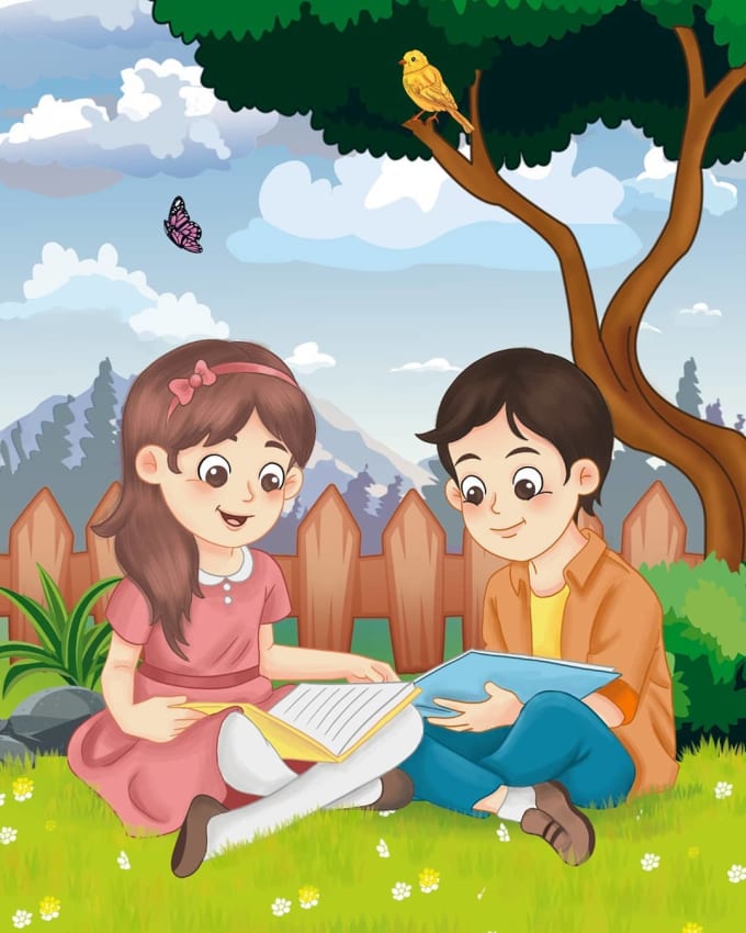 Do illustration for children book, story book in realistic style or cartoon  by Elite_studioo | Fiverr