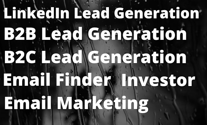 lead generation b2b database email database linkedin lead generation contact