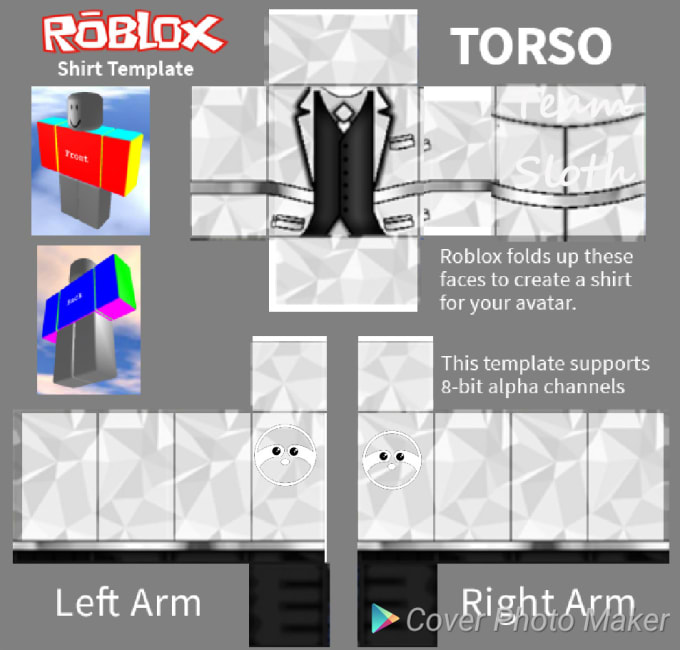 How to create or customize roblox shirt tutorial #roblox #trend #fyp #, Custom Clothing