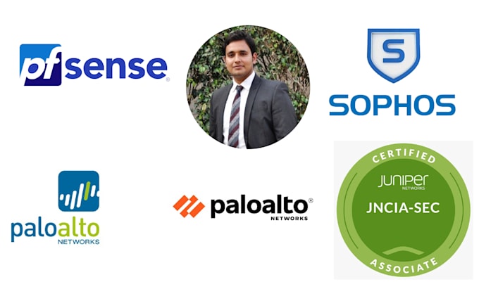 configure palo alto, pfsense, juniper and sophos firewalls