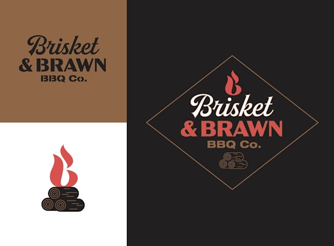Do eye catchy bbq ,food, catering ,restaurant logo by Zane_jacobi | Fiverr