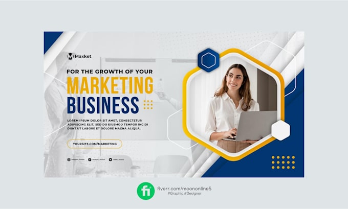design company poster, flyer design and web banner