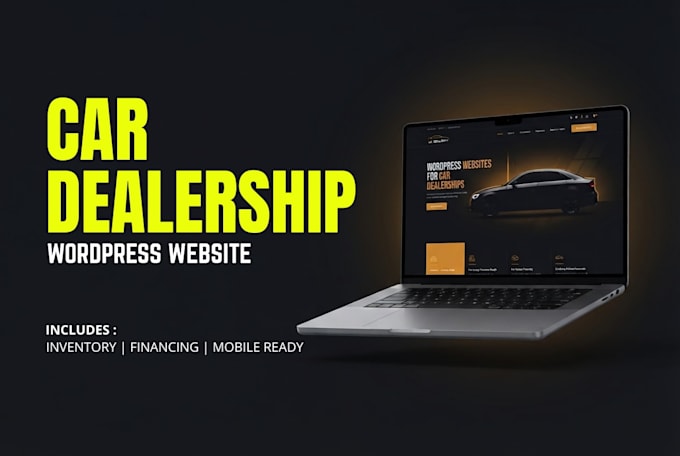build a wordpress website for your car dealership