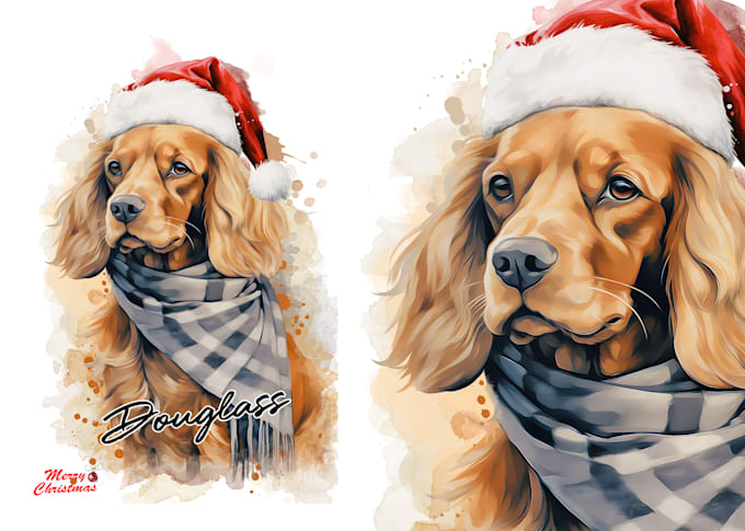 draw a watercolor portrait can back memories with your pet