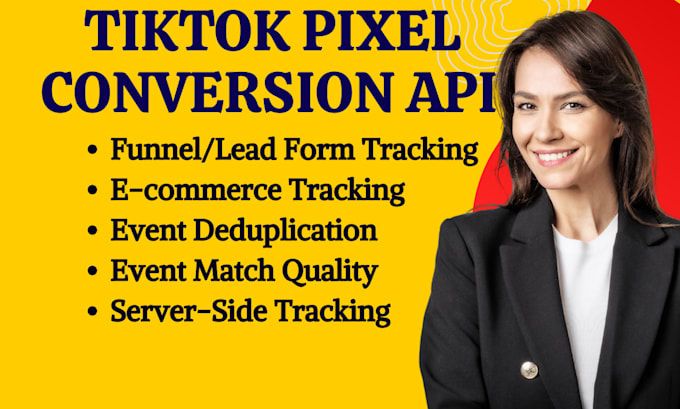 setup tiktok conversion API, server side tracking