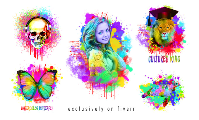 watercolor T shirt Design - Graphic Designer - Fiverr