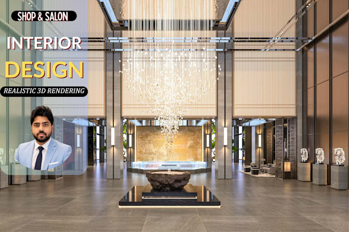 design cafe restaurant and shop interiors with 3d rendering