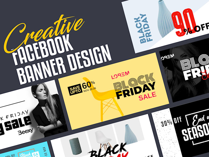 create a customized web, facebook and email banner