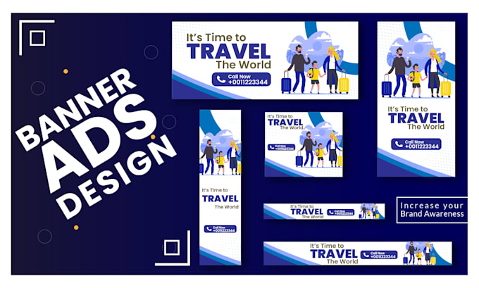 design any sized google banner ads display ads web banner ads