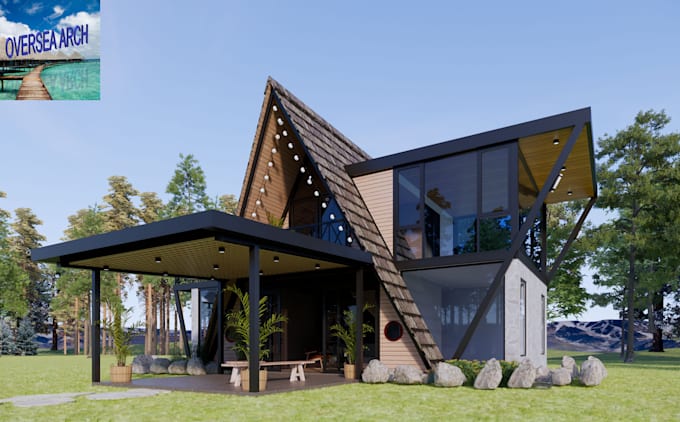 model and render 3d architectural projects, interiors, exteriors