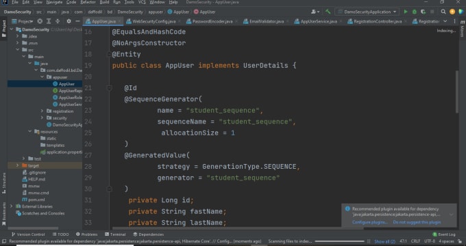 Develop java applications with spring boot, restful api, and ...