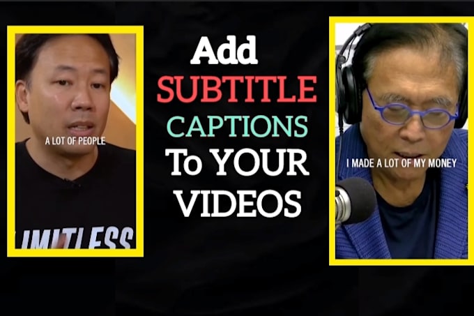 edit and add catchy subtitles and caption to reels, tiktok, youtube shorts
