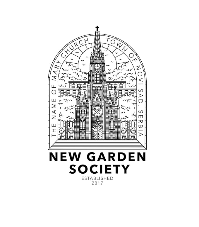 design a professional modern church logo