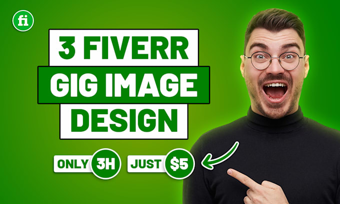Design 3 attractive fiverr gig image thumbnail in 3 hours by ...