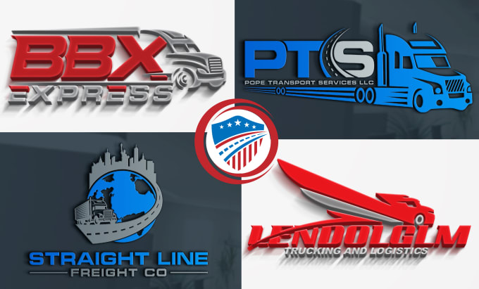 Do transport logistics dispatching trucking business logo by ...