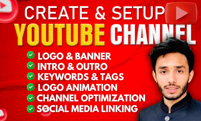 create and setup youtube channel