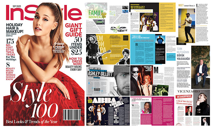 do magazine design, cover,ads,catalog, newsletter lookbook, magazine layout