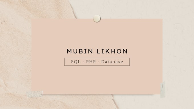 Create sql queries with php language, data entry in database by ...