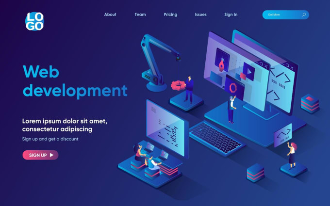 Build and design custom html css javascript website by Md_said | Fiverr
