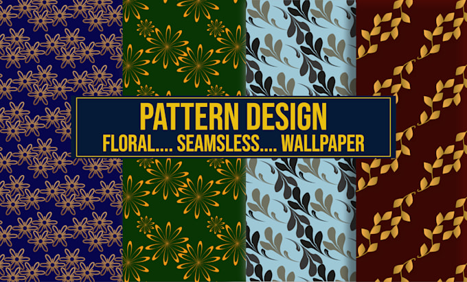 make pattern design seamless floral background texture