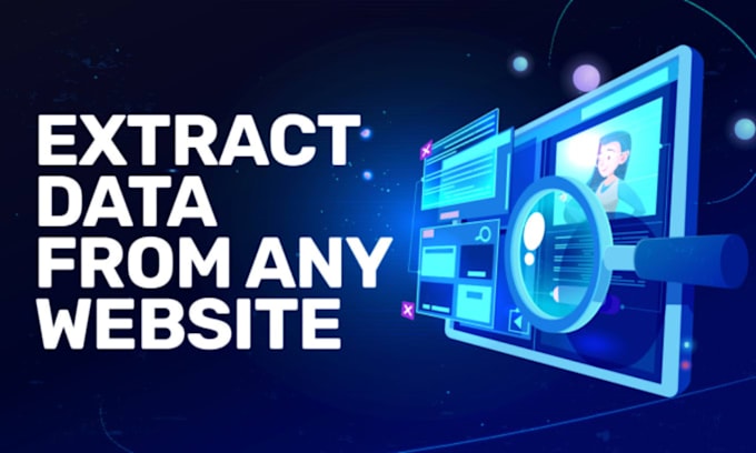 do web scraping, data scraping and data extraction