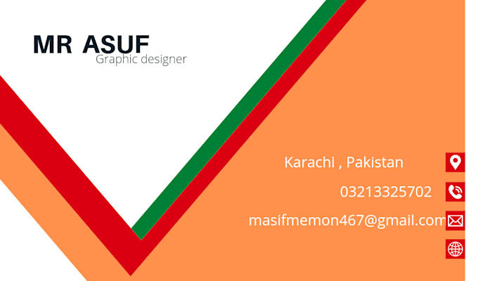 business or visiting card design and I am graphic designer