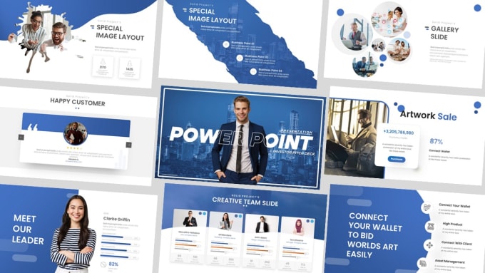 Design powerpoint presentation and pitch deck by Shoaibkkhan | Fiverr