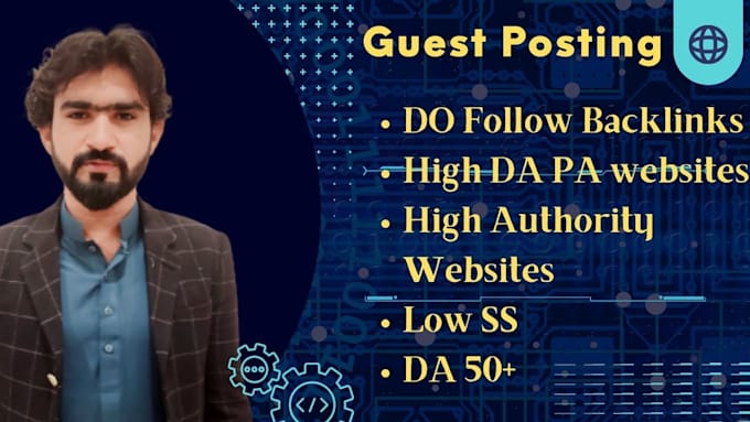 provide high da pa  do follow guest post backlinks