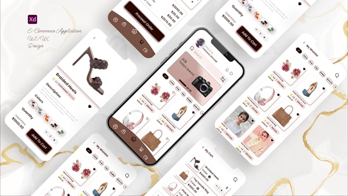 Create a ui ux design for your e commerce app by Farhana_ahmad | Fiverr